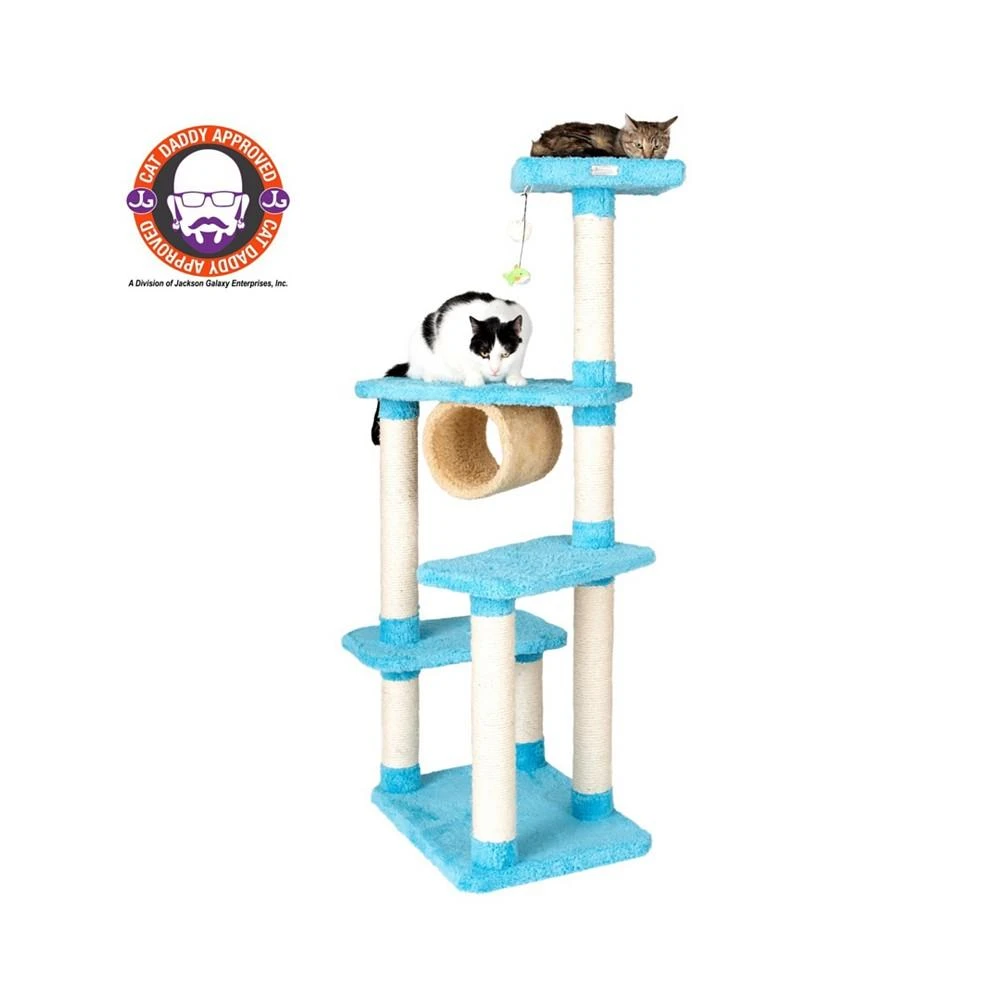 商品Macy's|Real Wood Cat Climber, Cat Jungle Tree With Platforms,价格¥1530,第3张图片详细描述