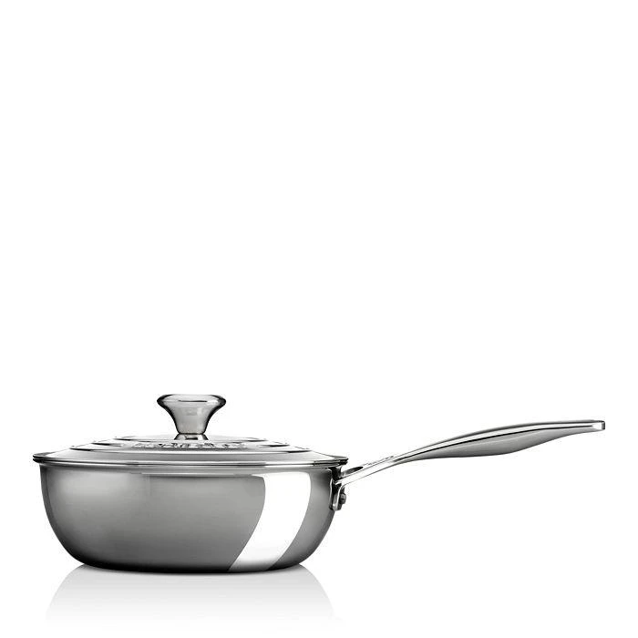 商品Le Creuset|Stainless Steel 2-Qt. Saucier with Lid,价格¥1616,第2张图片详细描述