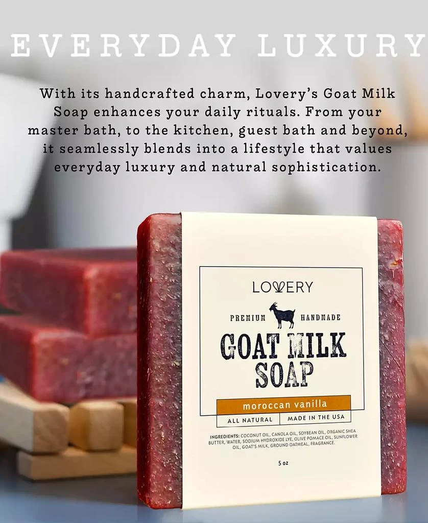 商品Lovery|3-Pc. Goat Milk Soap Bars Set,价格¥141,第4张图片详细描述