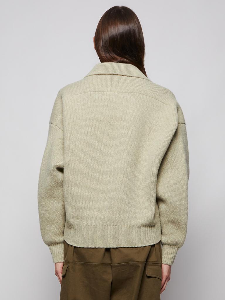 商品Alexander Wang|Wool Collared V-neck Pullover,价格¥2124,第7张图片详细描述