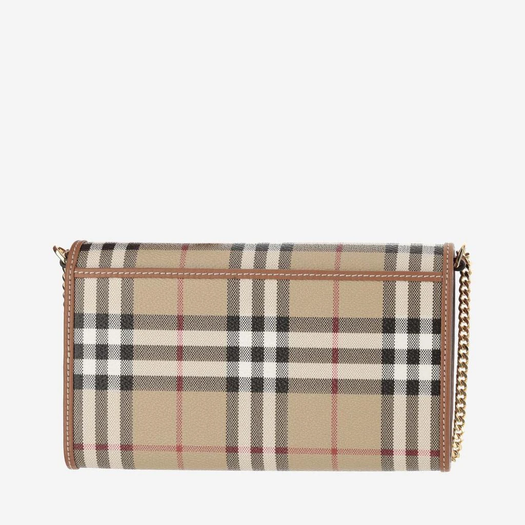 商品Burberry|Check Wallet With Chain Strap,价格¥6423,第3张图片详细描述