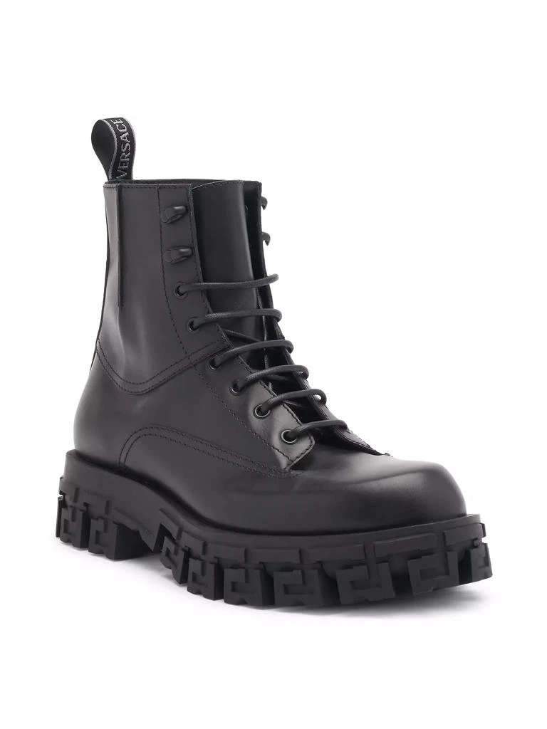 商品Versace|Calf Leather Combat Boots,价格¥4105,第2张图片详细描述