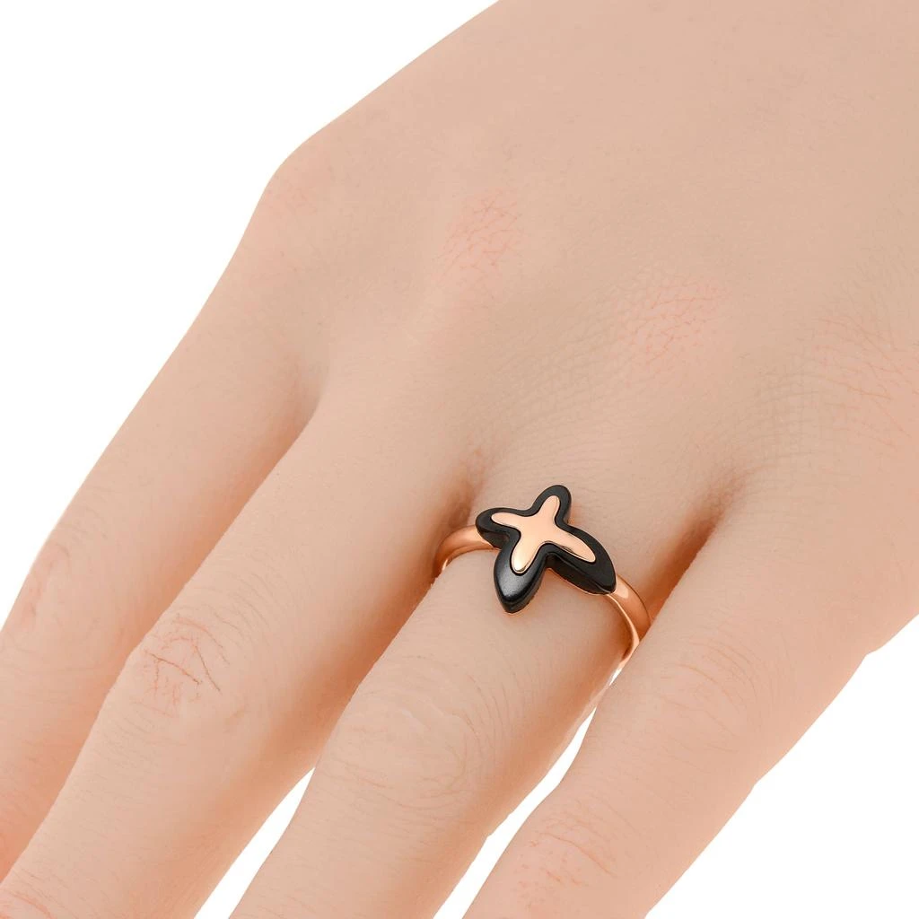 商品Mimi Milano|Mimi Milano Freevola 18K Rose Gold, Onyx Statement Ring Sz 6.75 AXM243R8O-54,价格¥2909,第2张图片详细描述