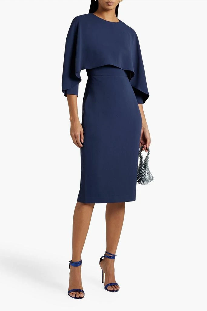 商品Badgley Mischka|Layered crepe dress,价格¥1651,第2张图片详细描述