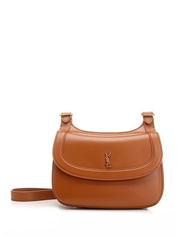 商品Yves Saint Laurent|Saint Laurent Charlie Logo Plaque Medium Shoulder Bag,价格¥13117,第1张图片