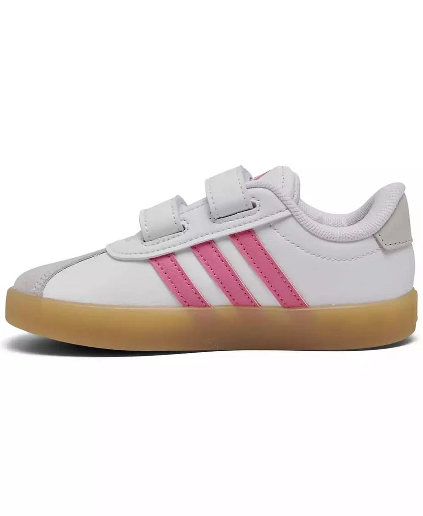 商品Adidas|Toddler Girls VL Court 3.0 Fastening Strap Casual Sneakers from Finish Line,价格¥370,第3张图片详细描述