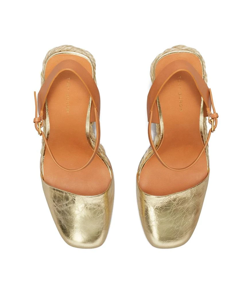 商品Tory Burch|Closed Toe High Espadrille 95 mm,价格¥2054,第2张图片详细描述