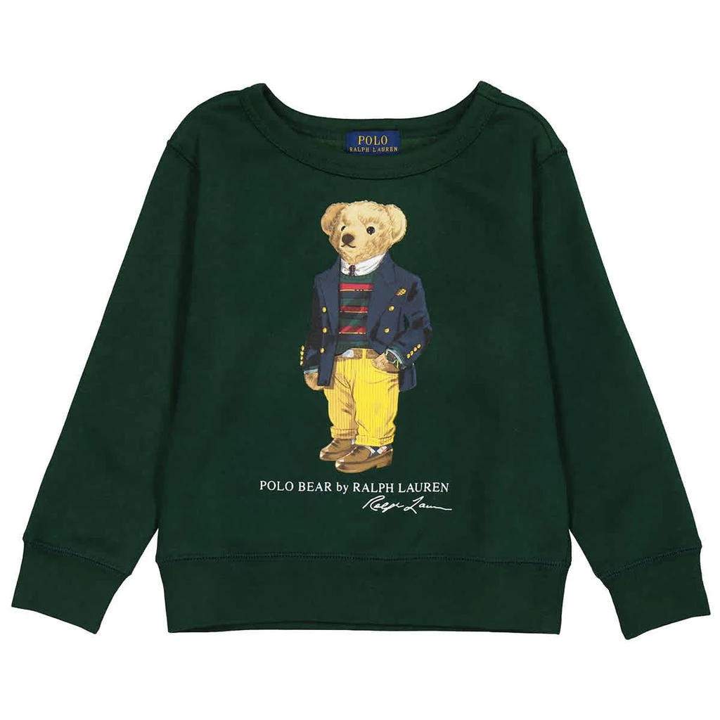 商品Ralph Lauren|Polo Ralph Lauren Kids Polo Bear Cotton Jersey Sweatshirt, Size 5Y,价格¥313,第1张图片