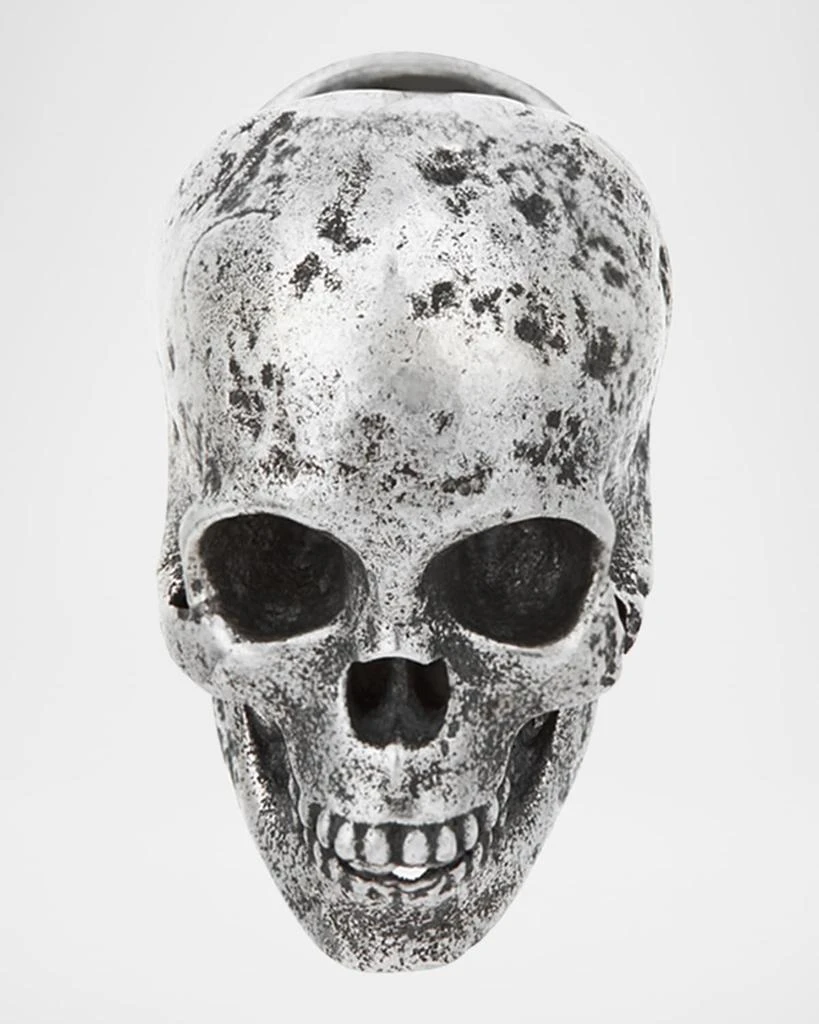 商品John Varvatos|Men's Sterling Silver Skull Pin,价格¥2640,第1张图片