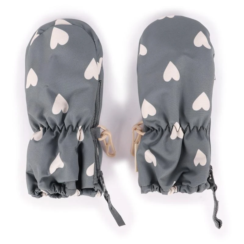 商品Konges Sløjd|Baby nohr snow mittens in grey,价格¥387,第1张图片