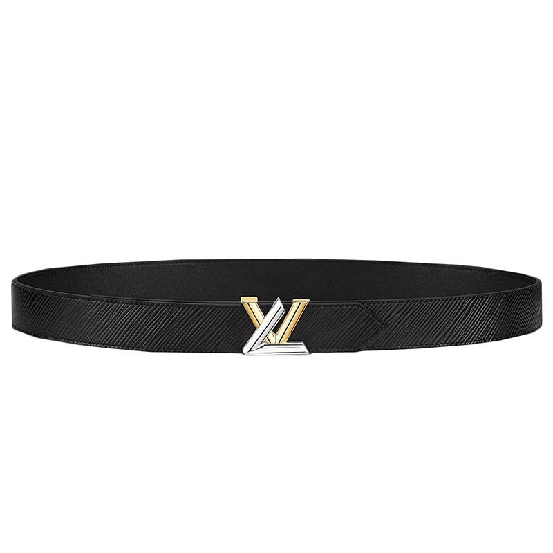 商品Louis Vuitton|预订款2-3周 Louis Vuitton/路易威登 女士黑色小牛皮扭纹Twist标志金银扣30毫米腰带M9360V,价格¥4173,第1张图片