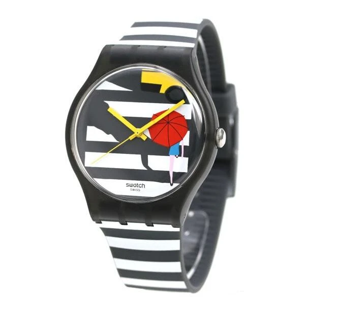 商品Swatch|Cross The Path Quartz Grey Dial Men's Watch SUOM108,价格¥446,第1张图片
