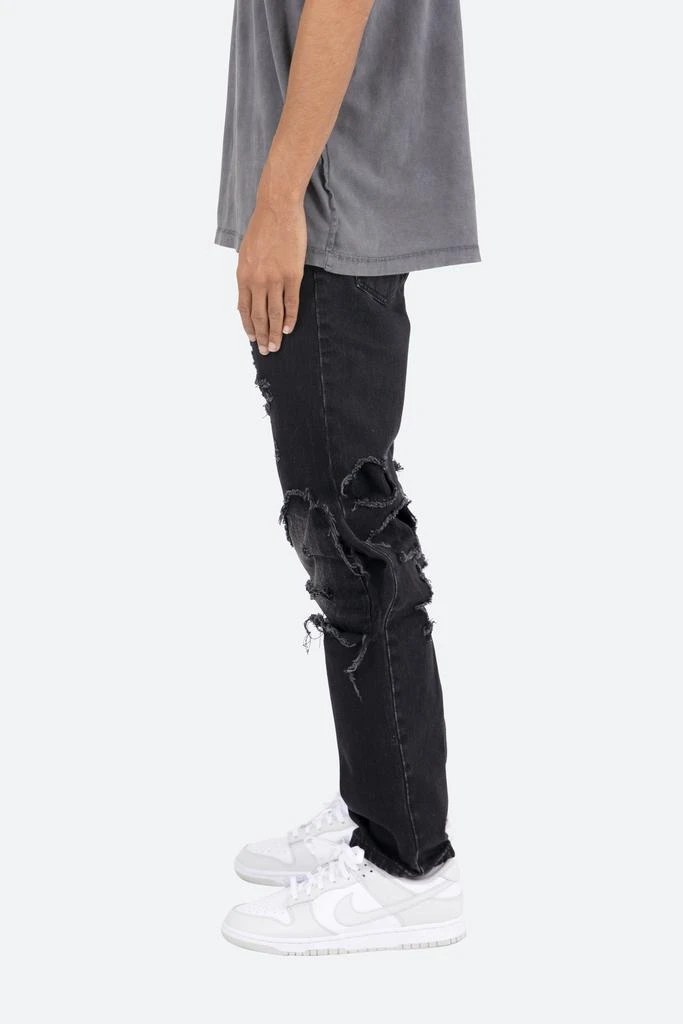 商品MNML|D264 Layered Straight Denim - Black/Black,价格¥543,第3张图片详细描述