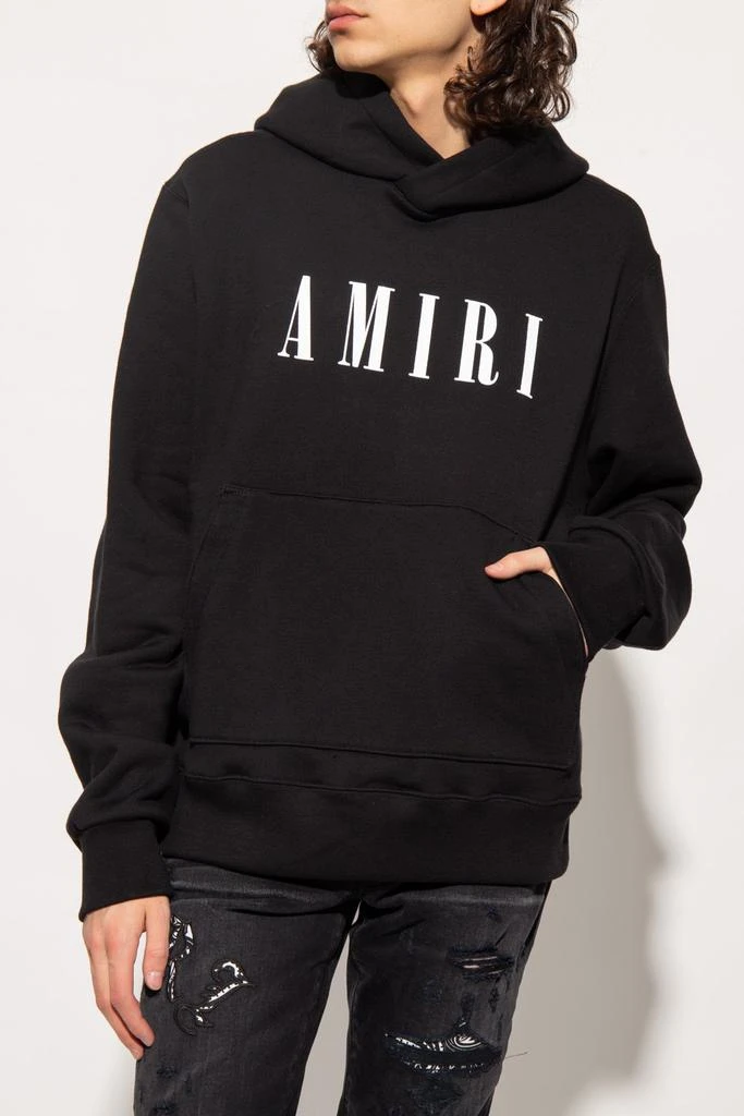 商品AMIRI|Amiri Logo Printed Long-Sleeved Hoodie,价格¥3216,第2张图片详细描述