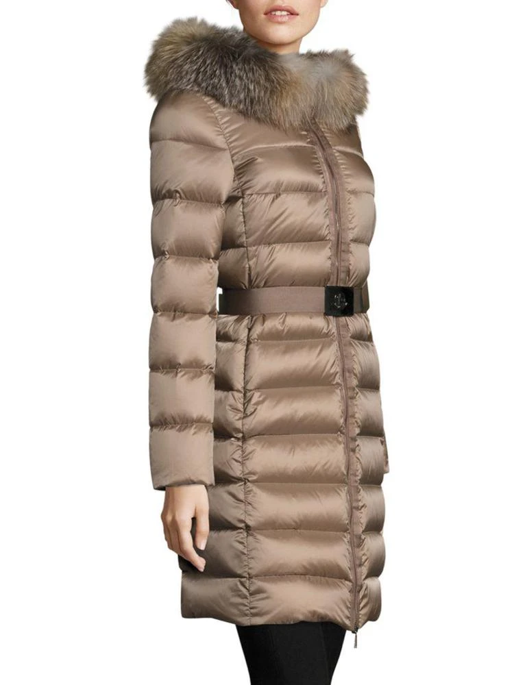 商品Moncler|Tinuviel Removable Fox Fur Puffer Coat,价格¥16148,第3张图片详细描述