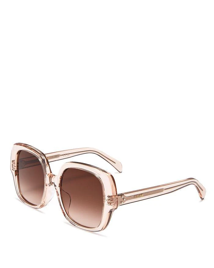 商品Celine|Bold 3 Dots Square Sunglasses, 55mm,价格¥3455,第1张图片