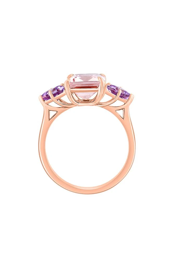 商品Effy|14K Rose Gold Pink Amethyst & Morganite Ring,价格¥6687,第3张图片详细描述