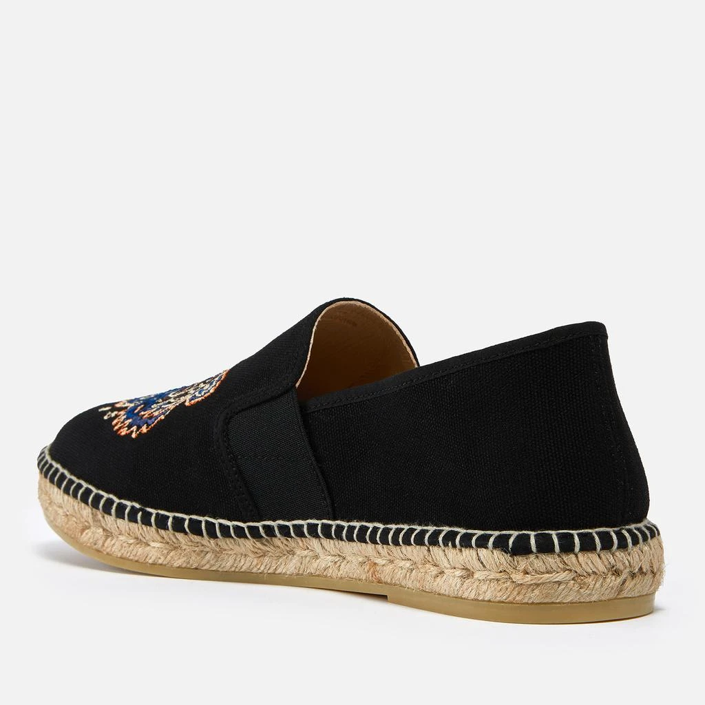 商品Kenzo|KENZO Tiger Embroidered Canvas Espadrilles,价格¥967,第2张图片详细描述