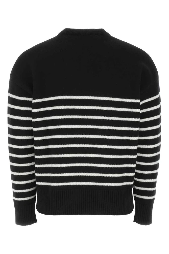 商品AMI|AMI Paris Ami de Coeur Striped Crewneck Knitted Jumper,价格¥2095,第2张图片详细描述