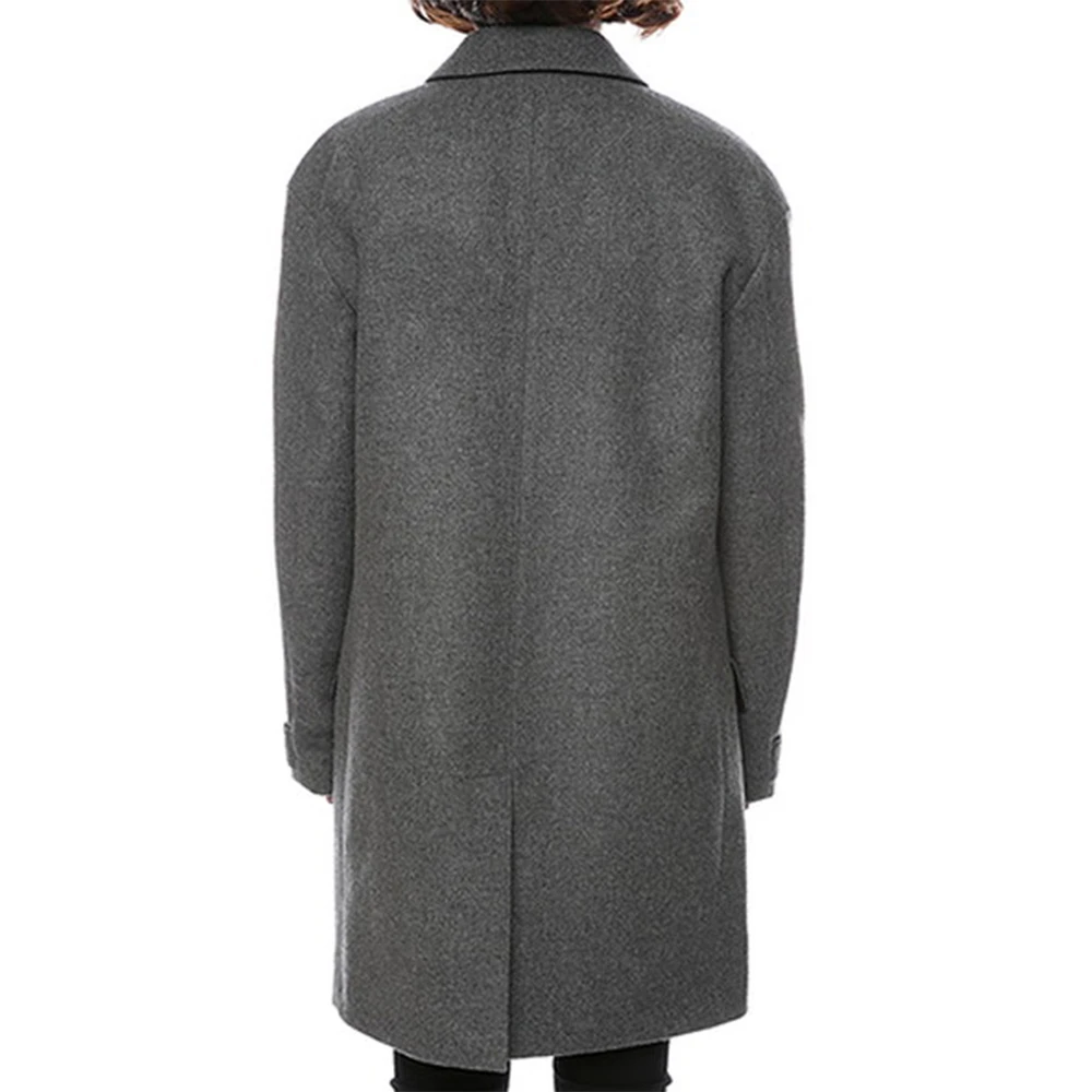 BURBERRY 女士灰色中长款单排扣大衣 3943013 商品