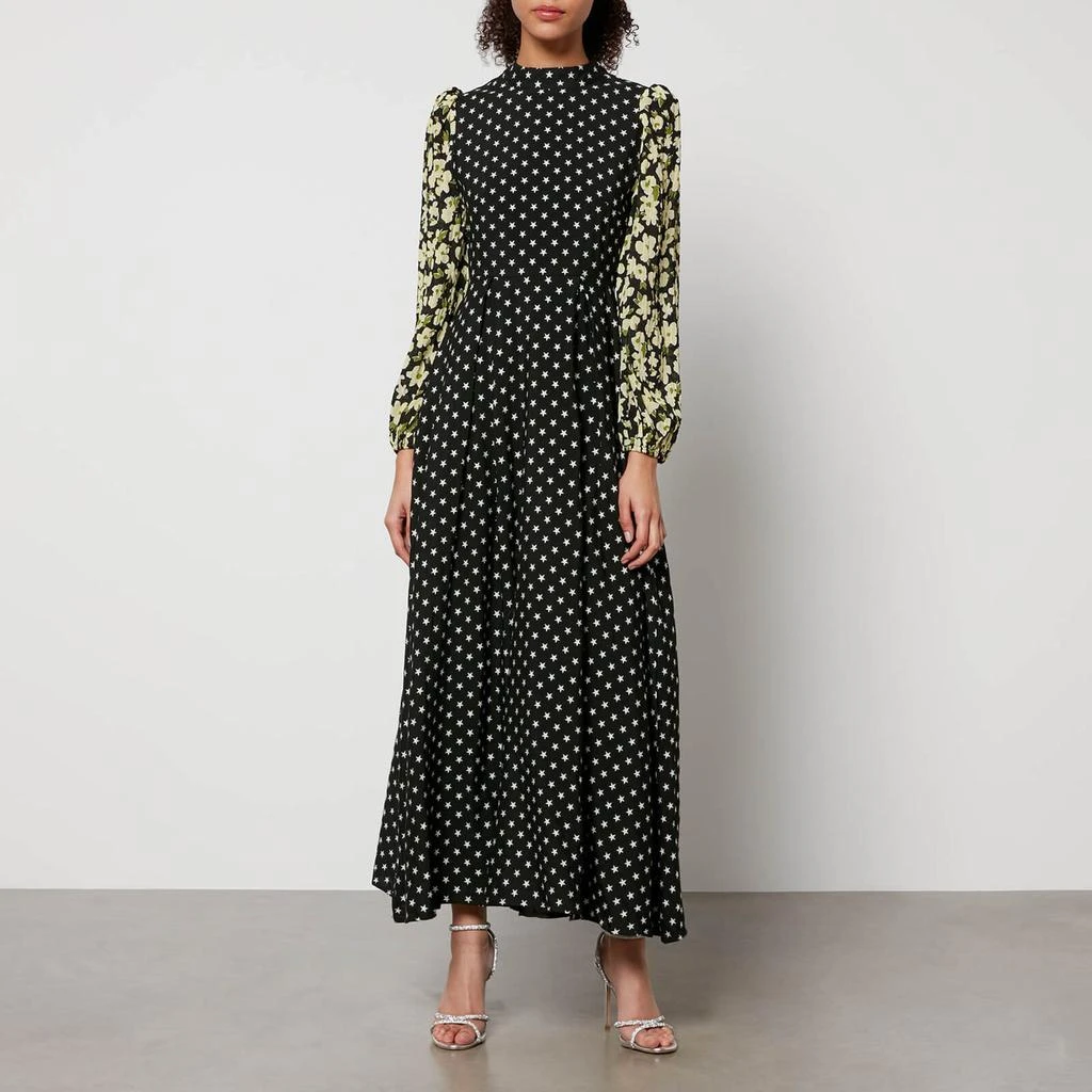 商品Sister Jane|Sister Jane Ballad Jacquard and Seersucker Midi Dress,价格¥486,第1张图片