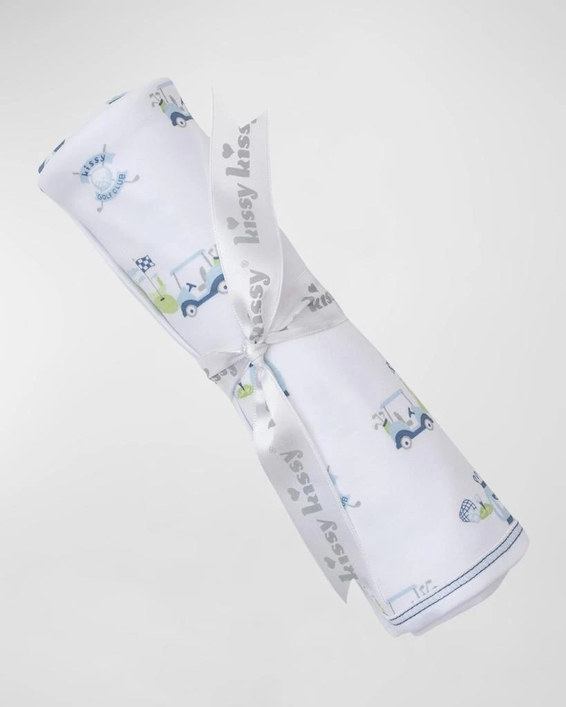 商品Kissy Kissy|Boy's Golf Club Blanket and Bib Set,价格¥443,第4张图片详细描述
