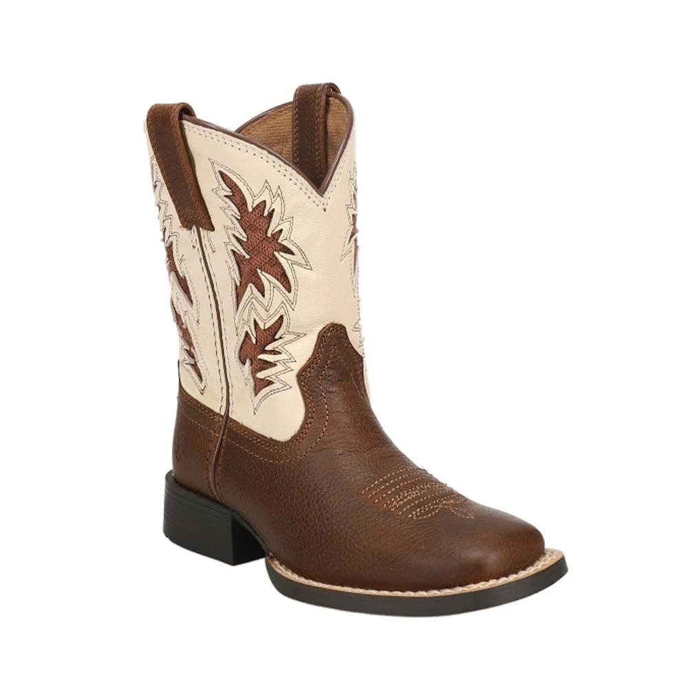 商品Ariat|VentTEK Square Toe Cowboy Boots (Toddler-Big Kid),价格¥757,第2张图片详细描述