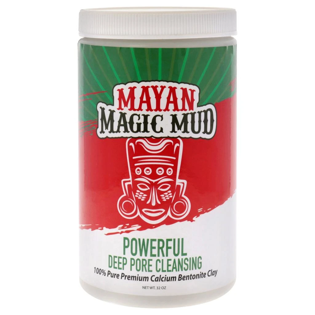 商品Mayan Magic Mud|Powerful Deep Pore Cleansing Calcium Bentonite Clay by  for Unisex - 32 oz Cleanser,价格¥205,第1张图片