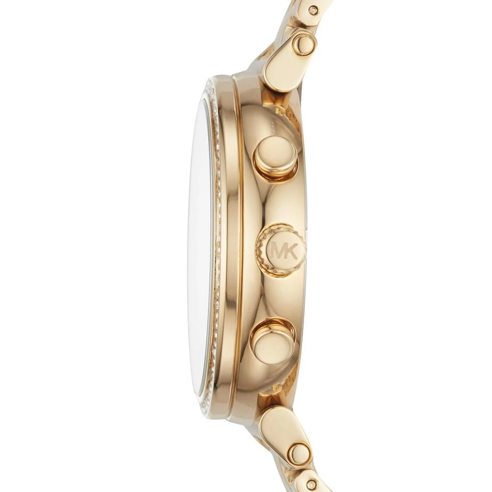 商品Michael Kors|Women's Chronograph Sofie Gold-Tone Stainless Steel Bracelet Watch 39mm,价格¥1167,第2张图片详细描述