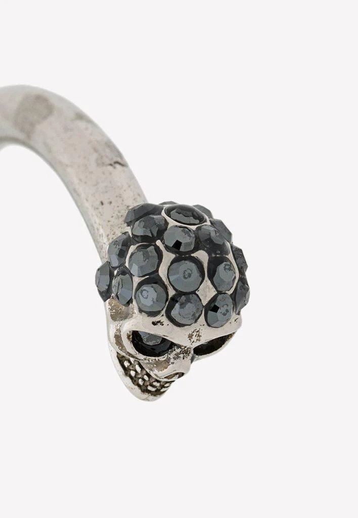 商品Alexander McQueen|Skull Head Silver Bracelet,价格¥2826,第3张图片详细描述