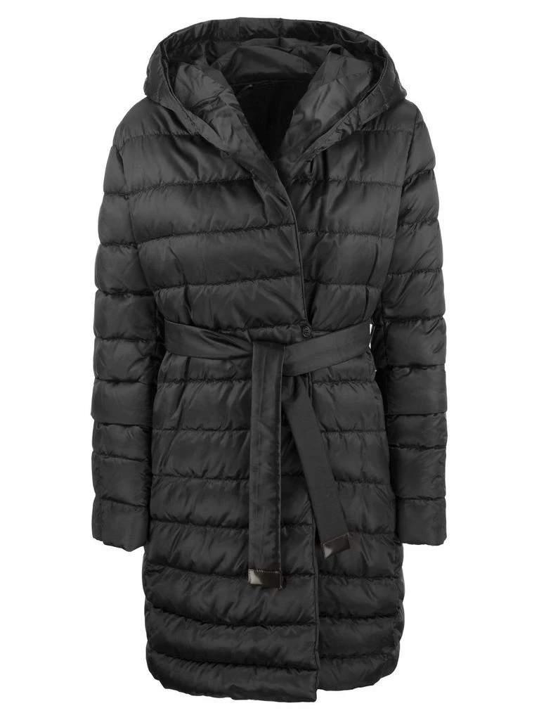 商品Max Mara|Max Mara The Cube Belted Long-Sleeved Down Jacket,价格¥4073,第1张图片