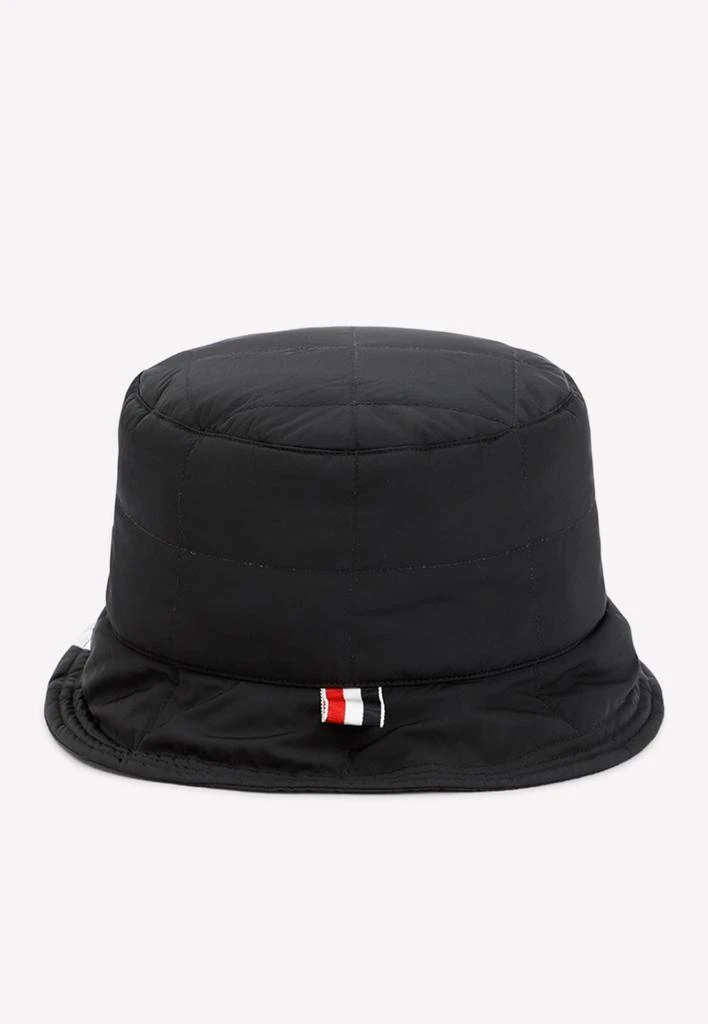 商品Thom Browne|4-bar Stripe Quilted Bucket Hat,价格¥2880,第2张图片详细描述