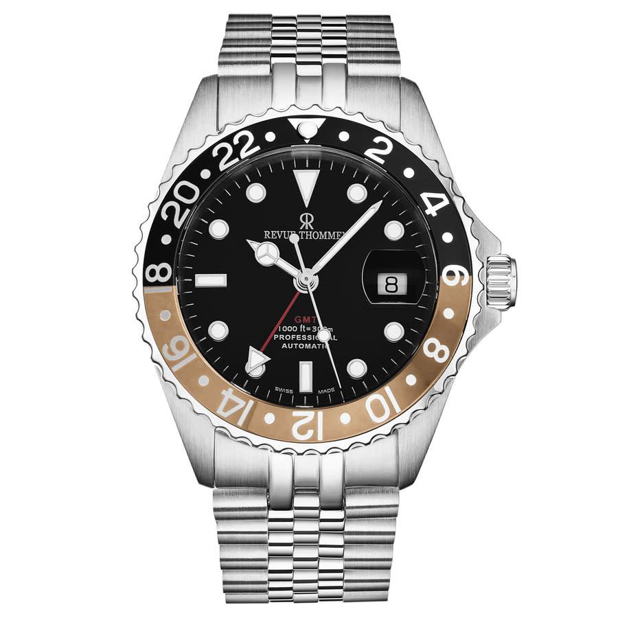 Revue Thommen Diver GMT Automatic Black Dial Mens Watch 17572.2232商品第1张图片规格展示