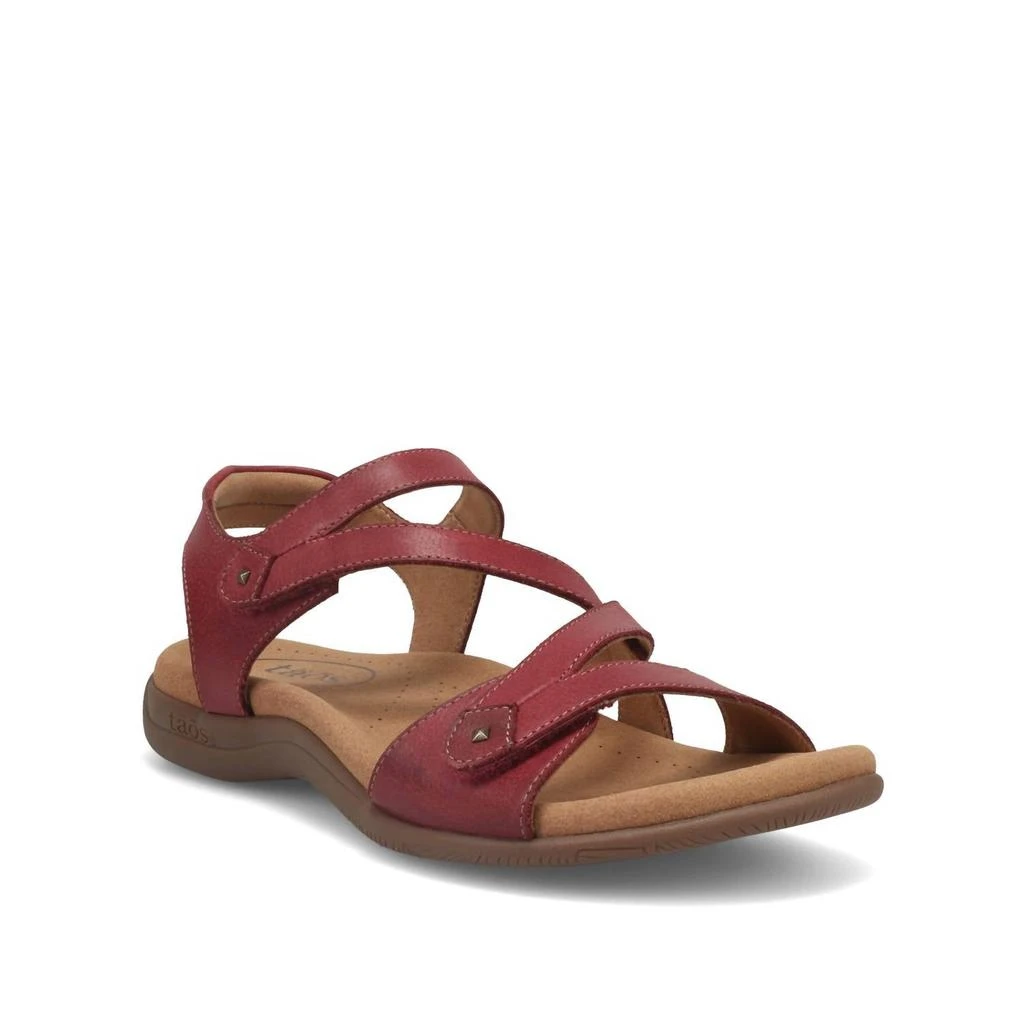 商品taos|Women's Big Time Sandal - Medium Width In Cranberry,价格¥707,第2张图片详细描述