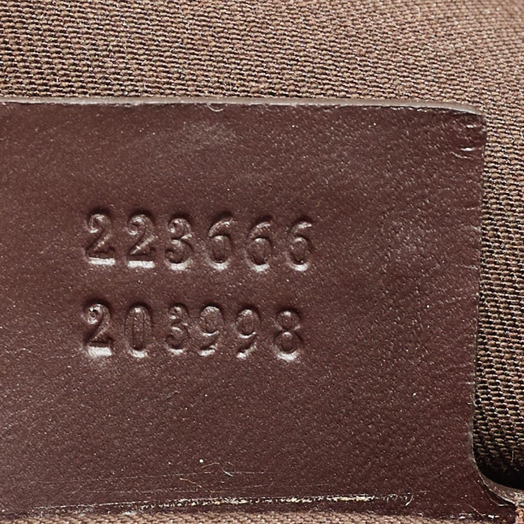 Gucci Beige/Brown GG Supreme Canvas Messenger Diaper Bag商品第10张图片规格展示