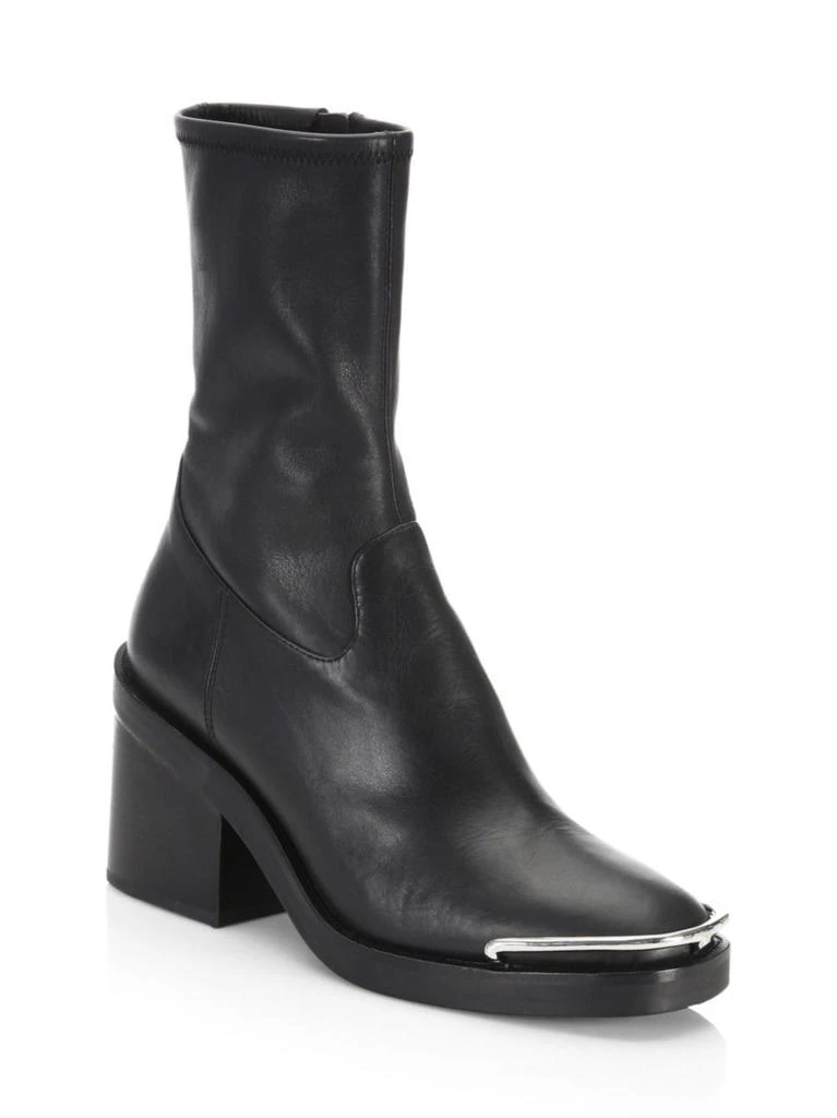 商品Alexander Wang|Alexander Wang - Hailey Leather Booties,价格¥3142,第2张图片详细描述