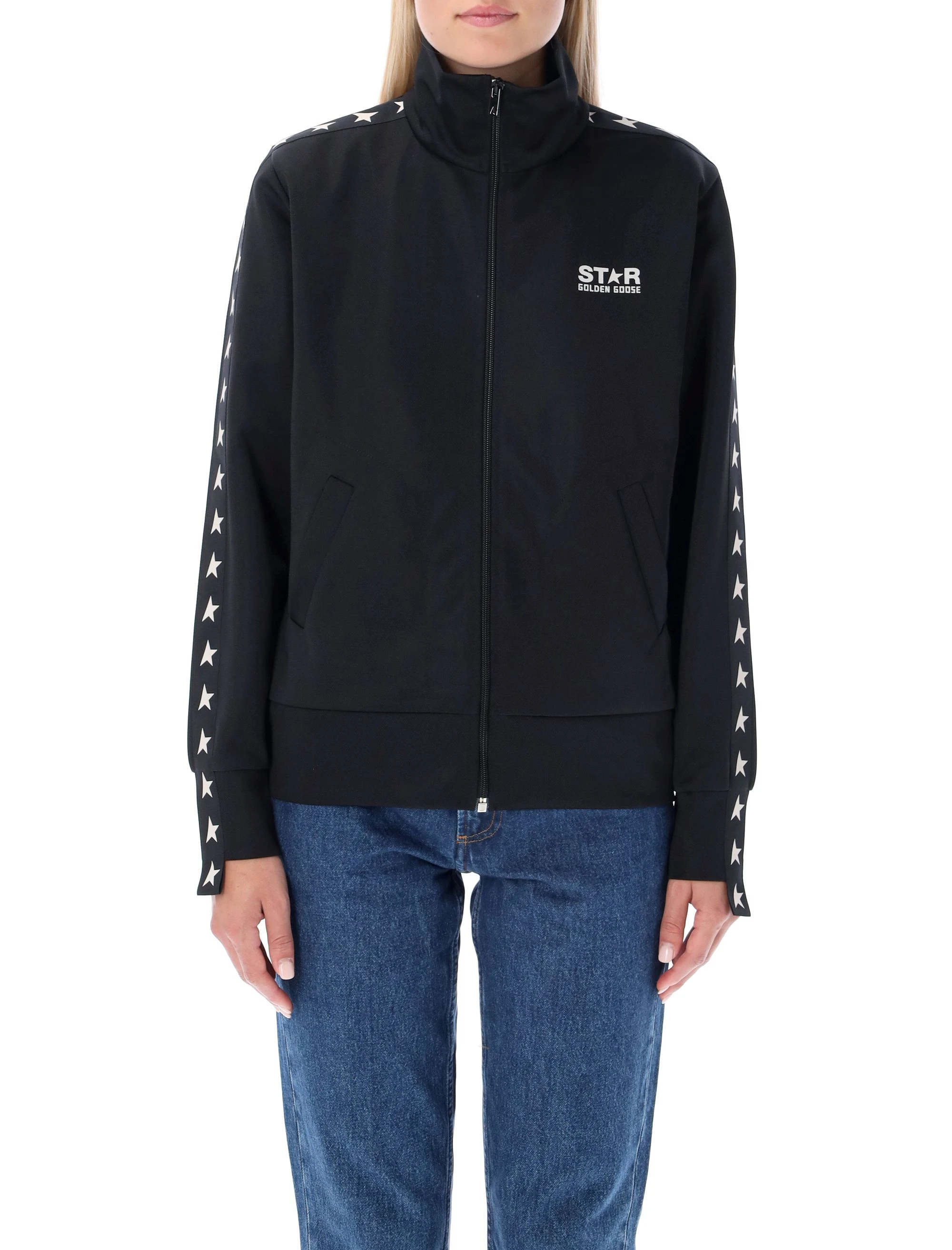 商品【商品预售7天】 Golden Goose|Golden Goose 女士卫衣 22AGWP00875P00052080203 黑色,价格¥764,第1张图片