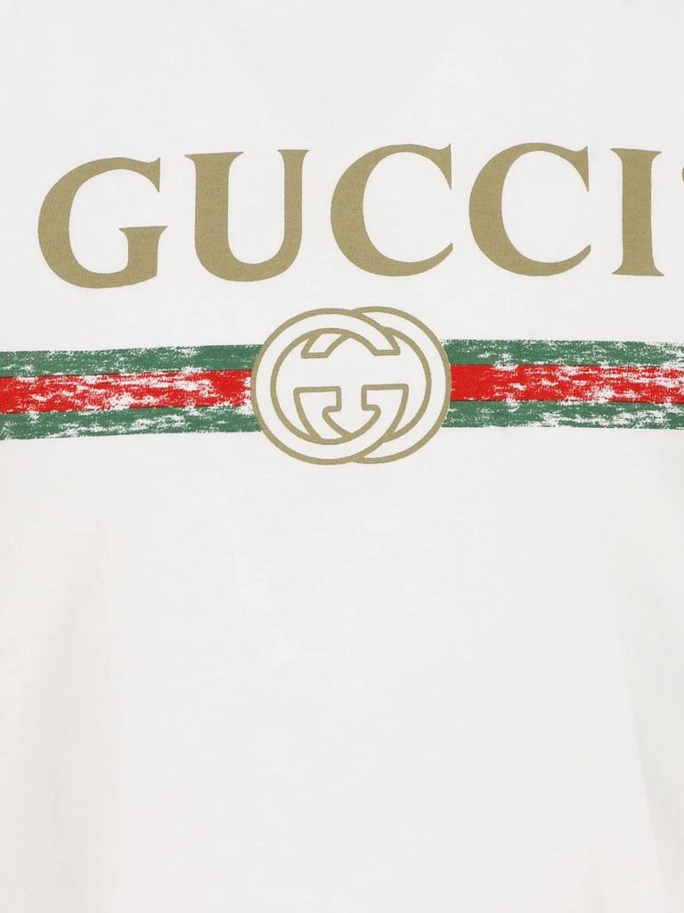 商品Gucci|Gucci Kids Vintage Logo Printed Crewneck T-Shirt,价格¥824,第3张图片详细描述