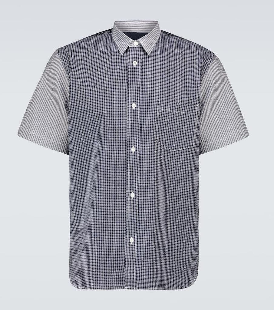商品Comme des Garcons|Short-sleeved seersucker shirt,价格¥2095,第1张图片