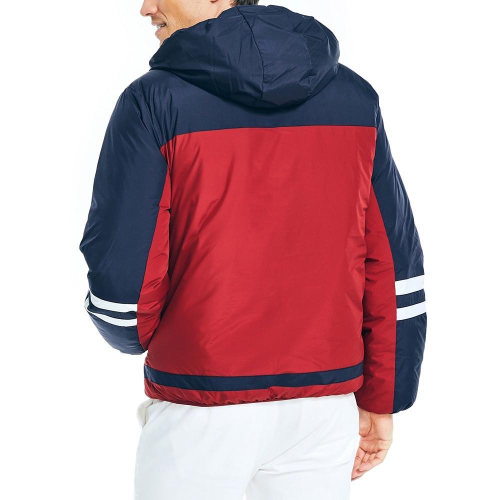 商品Nautica|Men's Sustainably Crafted Tempasphere Colorblocked Jacket,价格¥463,第4张图片详细描述