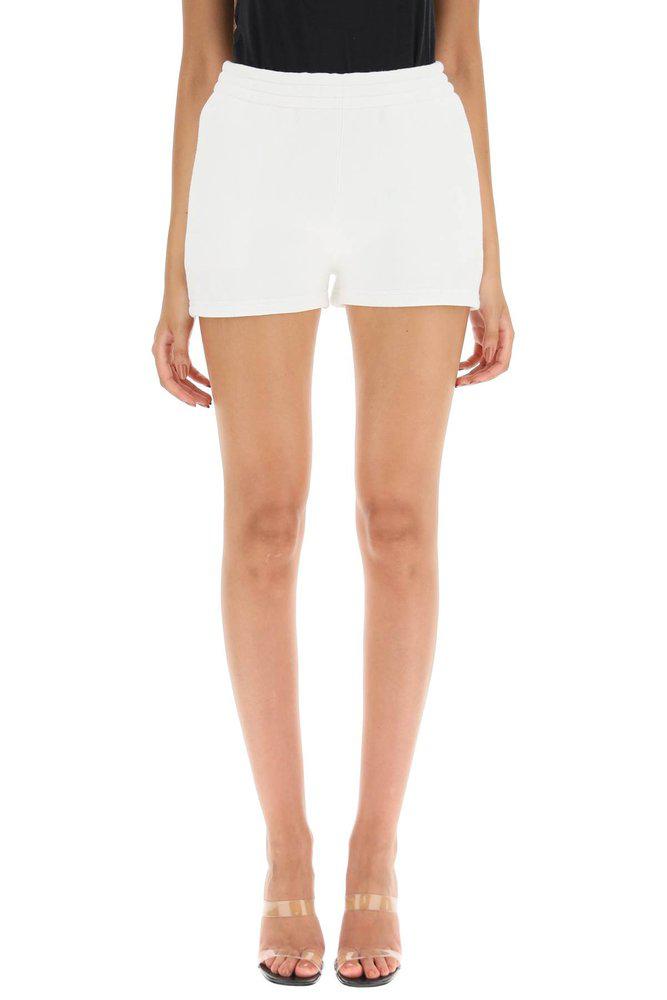 Alexander Wang Mid-Rise Straight Hem Track Shorts商品第1张图片规格展示