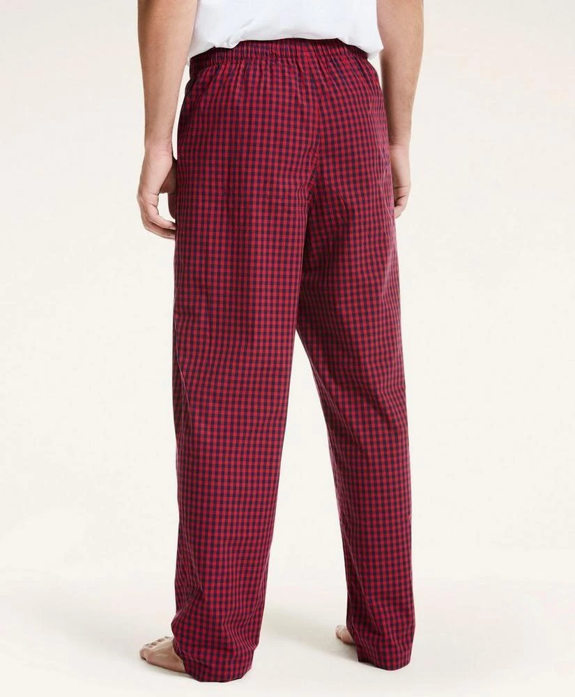 商品Brooks Brothers|Plaid Cotton Broadcloth Lounge Pants,价格¥165,第3张图片详细描述