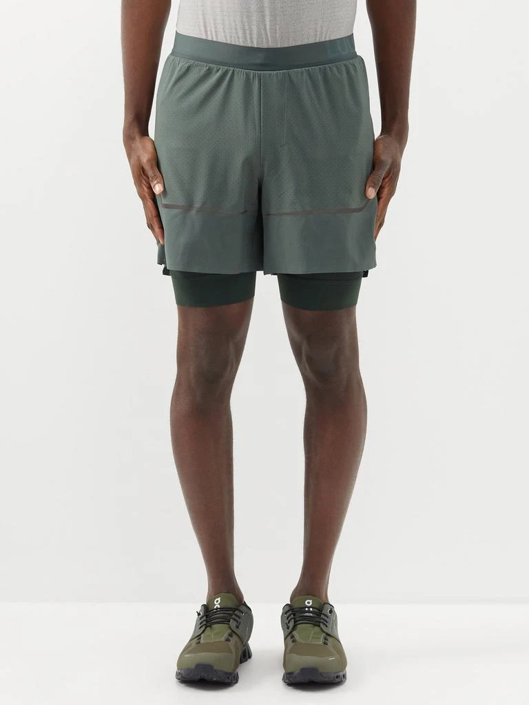 商品Lululemon|Surge 6” reflective-stripe recycled-fibre shorts,价格¥578,第1张图片