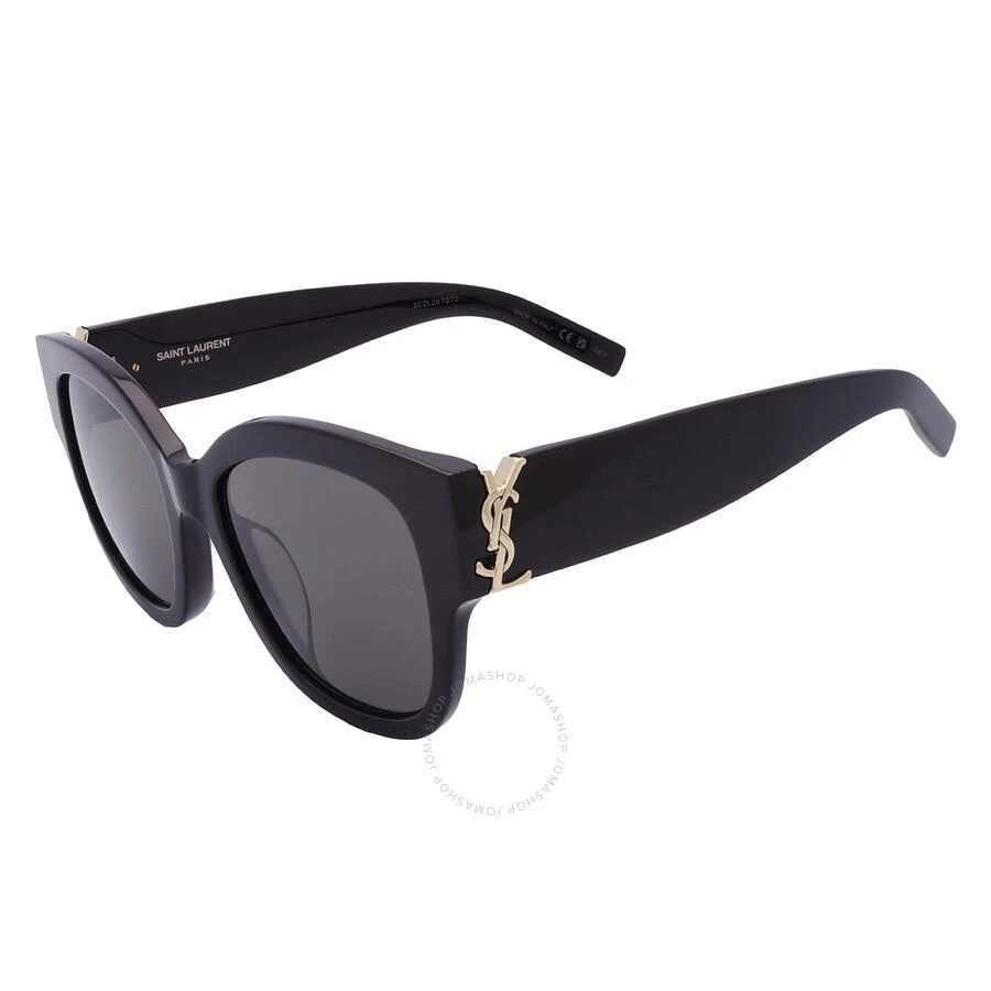 商品Yves Saint Laurent|Grey Butterfly Ladies Sunglasses SL M95/F 001 56,价格¥1862,第3张图片详细描述