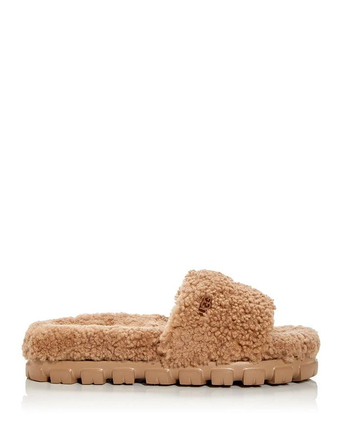 商品UGG|Women's Cozetta Curly Platform Slide Sandals,价格¥754,第2张图片详细描述