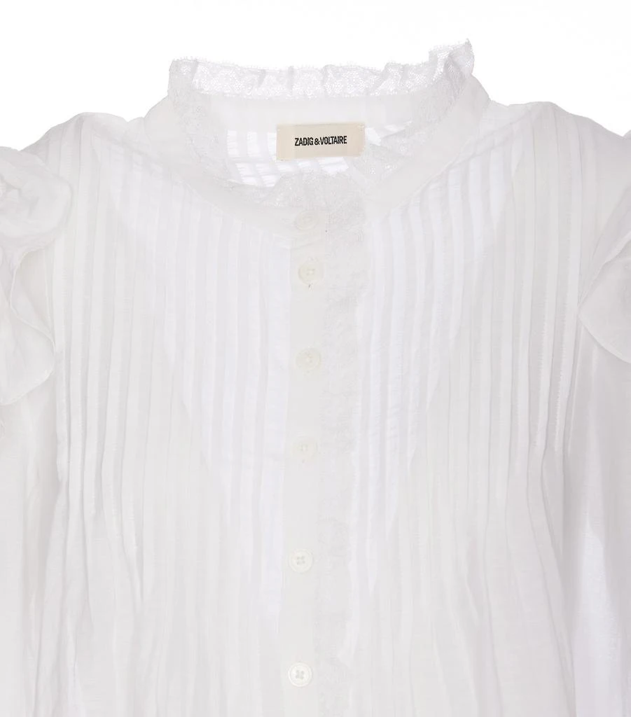 商品Zadig&Voltaire|Zadig & Voltaire Ruffle Buttoned Shirt,价格¥1690-¥1920,第4张图片详细描述