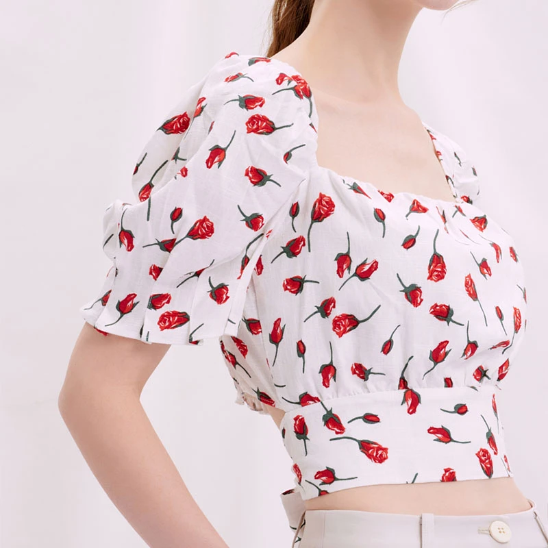Abigail上衣-玫瑰印花 | Abigail Top - Rose Print 商品