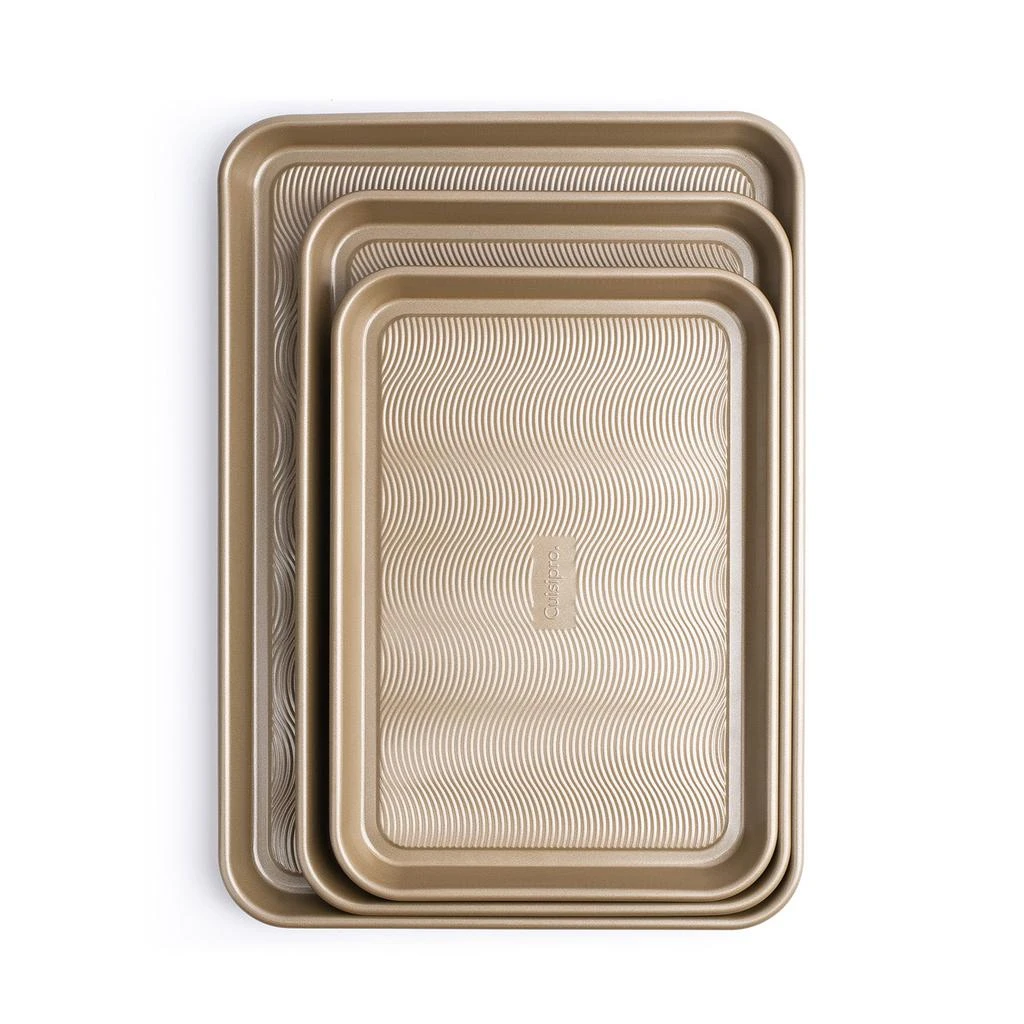 商品Cuisipro|17.5 x 11.75-Inch Rectangular Steel Nonstick Baking Sheet Pan,价格¥173,第5张图片详细描述
