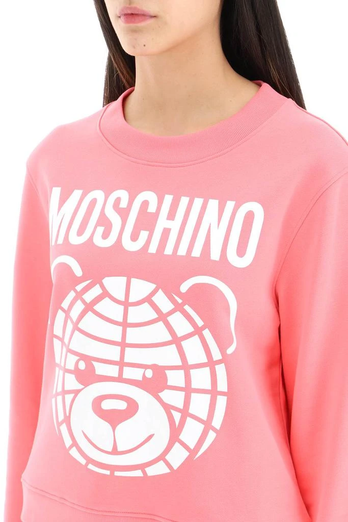 商品Moschino|Moschino cropped sweatshirt with teddy print,价格¥1053,第4张图片详细描述