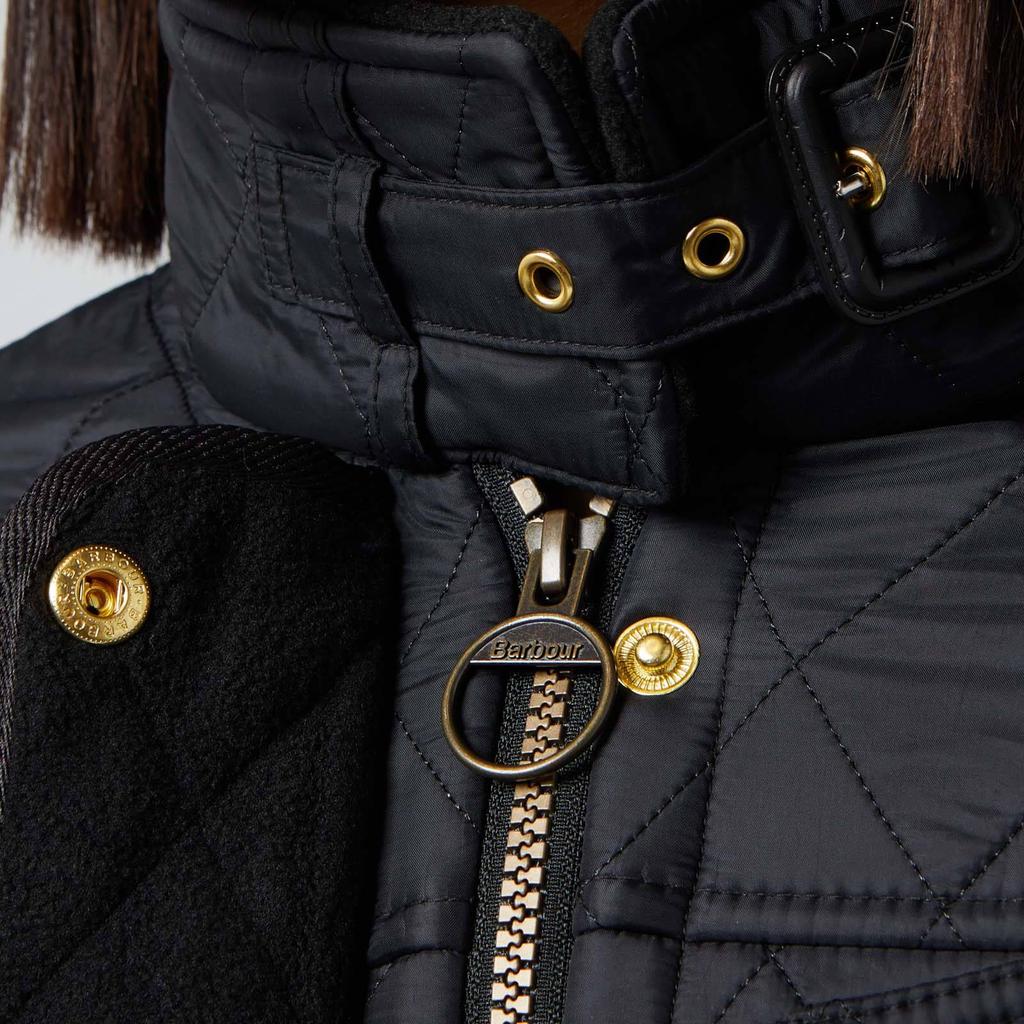 Barbour International Women's Polarquilt Jacket - Black商品第4张图片规格展示